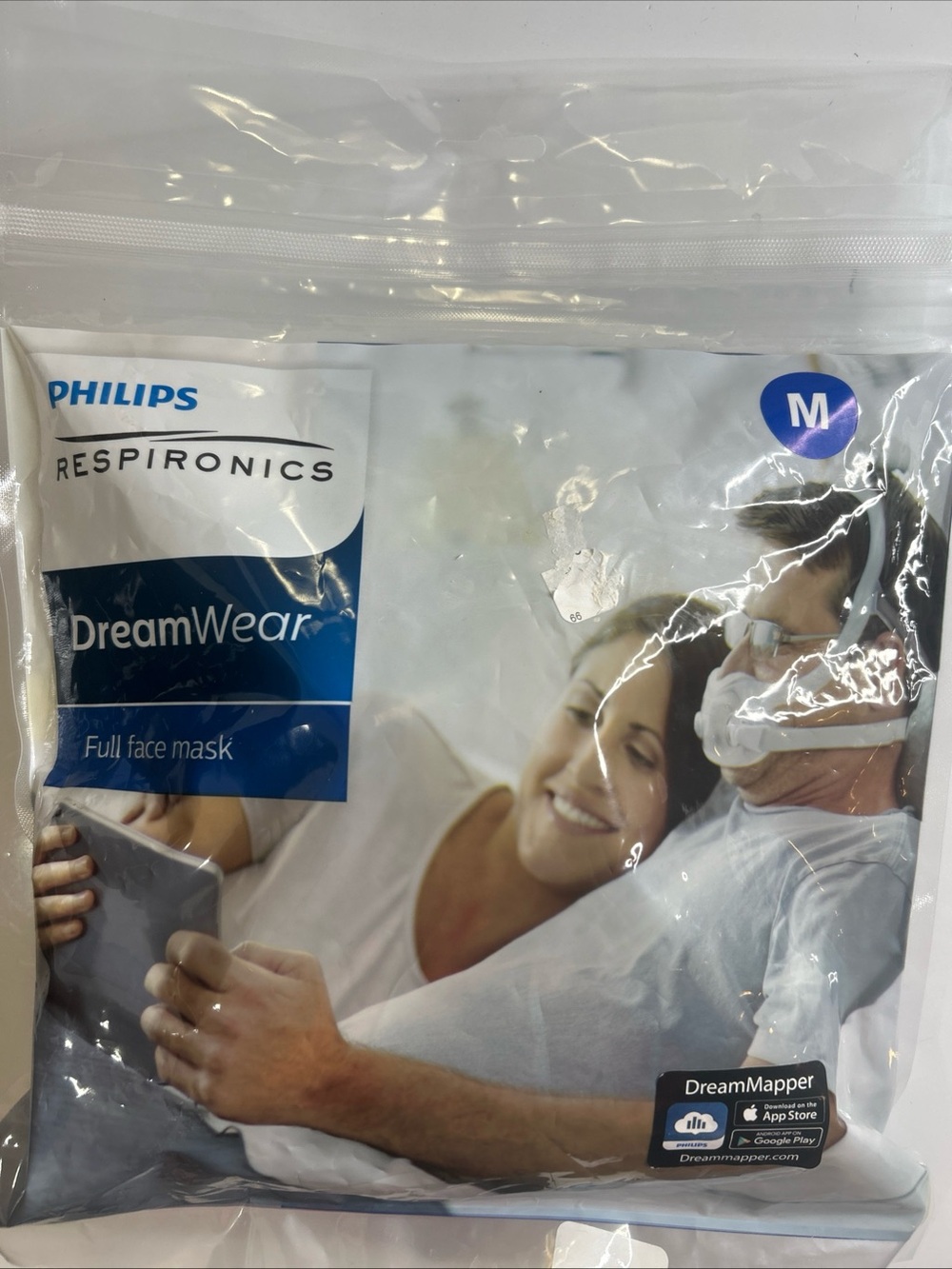 Philips Respironics Dreamwear Sz Medium Full Face Mask with Headgear -NEW Sealed